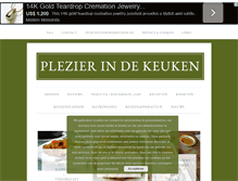 Tablet Screenshot of plezierindekeuken.nl